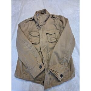 English Laundry Flannel Lined Men's Size Large Beige Barn Style Jacket